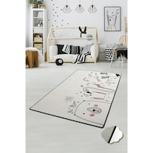 Be Happy 100X160 Çocuk Ve Bebek Halısı Çok Renkli
