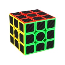 Karbon Fiber 3x3x3 Profesyonel Hız Küpü, 6+ Yaş Zeka Geliştirici