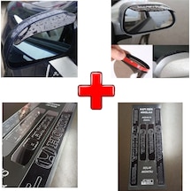 Honda Acura Uyumlu Kapı Eşiği Ve Ayna Yağmur Koruyucu (554254009)