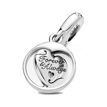 Fubena Forever&always Ruh Eşim Dönen Kalp Sallantılı Charm