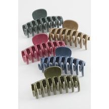 Düz Renkli Mandal Toka 8 Cm Yeşil