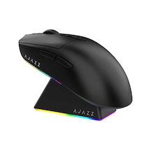 Ajazz Aj139 V2 Mc Mouse 3 Farklı Bağlantı Modu-rgb Manyetik Şarj İstasyonlu-paw 3311 Sensör-500 Mah Batarya-66 Gram Siyah