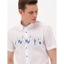 Pierre Cardin Erkek Lacivert Kısa Kollu Gömlek 50269451-vr033 Lacivert