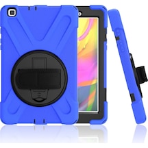 Gld-spt- Newface Samsung Uyumlu Galaxy T290 Tab A 8 Kılıf Amazing Tablet Kapak - Mavi