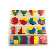 Oyuncak Geometrik Şekiller Ahşap Eğitici Şekiller