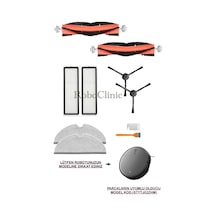 Xiaomi Mop 2 Pro 3d Dikkat:kameralı-plus Global M.kod:stytj02zhm Uyumlu,fırça,filtre,mop-10 Parça