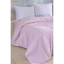 Color Pike Takımı Çift Kişilik Fiyonk Pembe