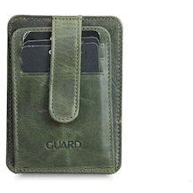 Guard Dikey Crazy Yeşil Deri Kartlık - Grd2403xw22454
