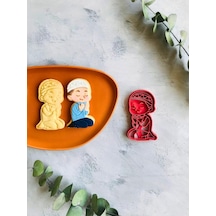 Dua Eden Erkek 2&apos Li Set Desen Ve Çerçeve Hamur Şekillendirici/karışık Renk/kurabiye Kalıbı 50 x 22