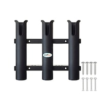 Novahub 3'lü Olta Desteği, 4 Parça Montaj Vida İle Dikey Monte, Yat/kano/bot İçin Olta Braketi Yeni Tasarım