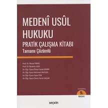 Medeni Usul Hukuku Pratik Çalışma Kitabı Tamamı Çözümlü Prof. Dr. Murat Yavaş