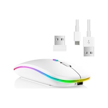 Kablosuz Bluetooth Fare Kablosuz Fare Şarj Edilebilir Ergonomik Fare