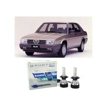 Alfa Romeo 90 Uzun + Kısa Far Ampulü H4 Access Yeni Seri Beyaz 1984-1987