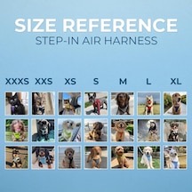 Voyager Step-in Air Köpek Tasması, Her Havada Kullanılabilen File, Yansıtıcı, Küçük, Orta Boy Köpekler, Kedile Çok Renkli