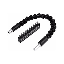 Matkap Ucu - Bükülebilir Oynar Vidalama Bits Uzatma Aparatı 30cm - Komple Set