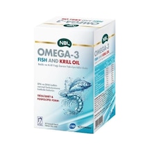 Nbl Omega-3 Fish & Krill Oil 50 Yumuşak Kapsül - Epa Ve Dha İçeren Omega-3 Takviye Edici Gıda