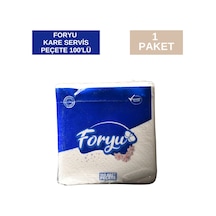 Foryu Kare Peçete 24x24 Cm 32 Paket X 100'lü