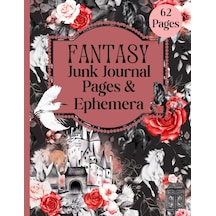Fantasy Junk Journal & Ephemera Çok Renkli