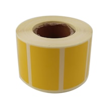 Al Hızlı Al Kuşe Sarı Renk Baskılı Etiket 50mm X 30mm Ölçülerinde 1000 Adet 40mm Çapında Kendinden Yapışkan Diğer