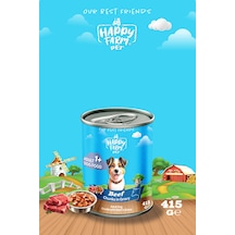 Happy Farm Yetişkin Yaş Köpek Maması Biftekli 415 Gr 6 Adet