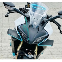 Cf Moto 450 Sr Ön Kafa Şimşek Sticker Folyo Turkuaz