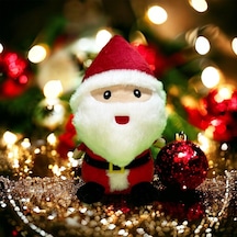 Yılbaşı Hediyesi, Yılbaşı Süsü Peluş Noel Baba 25 Cm