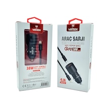 Bezos 4.1a 38w Pd To Lightning Metal Araç Şarj Aleti Vtx-103 Ob Standart