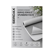 Kendinden Yapışkanlı Kumaş Dokulu Spunbond Folyo Koltuk-oto-baza-ahşap-metal-dolap-duvar Uygulamaları Gri Renk Gri