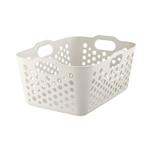 Çamaşır Sepeti Kırık Beyaz 38 Lt Genişlik: 54 Cm Derinlik: 40 Cm Yükseklik: 25 Cm Bej - 821025787 Bej