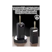 Powerbank 60.000 Mah 4 Portlu Uzun Şarj Süreli Dijital Göstergeli Çok Renkli 39863479