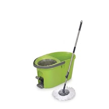 Şeylişeyler - Lime Pedal Power Pedallı Temizlik Seti - 360 Derece Döner Başlık Mikrofiber Mop