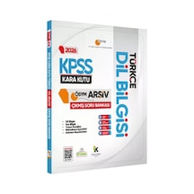 2026 KPSS Türkçenin Kara Kutusu DİL BİLGİSİ ÖSYM  Çıkmış Soru Bankası Konu Özetli Dijital Çözümlü
