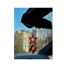 Twinkle Charm Yıldızlı Kişisel Harfli Araba Dikiz Ayna Süsü Kişiye Özel Araç İçi Aksesuar