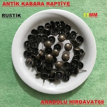 Kabara Raptiye Koltuk Çivisi Antik Rustik Düz Çapı 11 MM 1000Adet