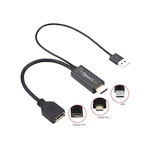 Qport Q-DPX HDMI (M) To Displayport(F) Çevirici