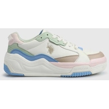 U.S. Polo Assn. 4M JUDY WMN 4FX Kadın  Bej Sneaker