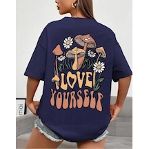 Kozia Outdoors Malkoçbey Love Yourself Baskılı T-shirt Lacivert Kozia Outdoors Malkoçbey Love Yourself Baskılı T-shirt Lacivert