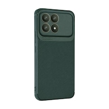 Xiaomi Poco F8 Pro Auto Focus Karbon Kapak - Koyu Yeşil 0.2M-Çok Renkli
