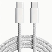Lexroo Sirius 60w İki Ucu Type-c Örgü Kablo, 1 Metre, Hızlı Şarj Ve Veri Aktarımı Standart