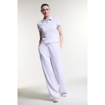 Defacto Wıde Leg Geniş Paça Standart Boy Modal Sporcu Pantolon G6464ax26smpn423 Pembe-pn423