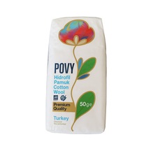Povy Hidrofil Pamuk 50 Gram