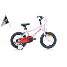 Carraro Red Eagle 14 1-v Vb Çocuk Bisikleti - Beyaz-kırmızı-gümüş Çok Renkli