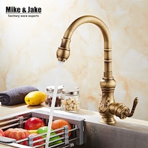 Mutfak Banyo Lavabo Bataryası Antik Krom