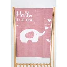 Yumuşak Bebek Çocuk Battaniyesi Mevsimlik 90x100 Cm Sb 885 Pembe