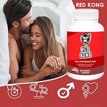 Red Kong 2 Adet 60lı Yüksek Güç Ve Sertliğine Kaps + Red Kong Gel 2 Adet Erkeğe Sertleştirmeye Jel 50 Ml