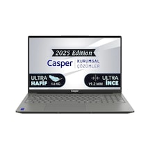 Casper Nirvana X700.7430-8E00T-G-F R7-5800X 8 GB 500 GB SSD 15.6" W11H Dizüstü Bilgisayar