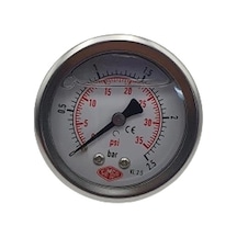 Manometre Gliserinli Arka Çıkışlı Q52 - 0 - 2.5 Bar 1/4