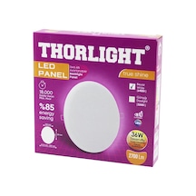 Lunaev Thorlıght S-236 36 W 22 Cm Beyaz Led Panel Sıva Altı Ayarlı Mandallı 6400k - 2700lm - 18000 S 3 Renk