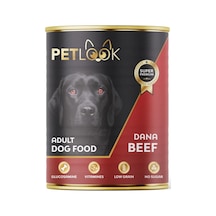 Konserve Köpek Maması Yetişkin Sığır Etli, Parça Etli 415 Gr Yaş Mama Düşük Tahıllı
