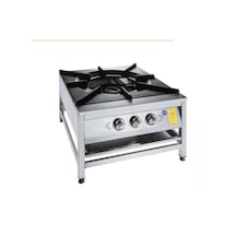 Karacasan Endüstriyel Korsan Ocak 90x90 Lpg Tüplü 3 Yanışlı Yer Ocağı Krcs.yogl.990